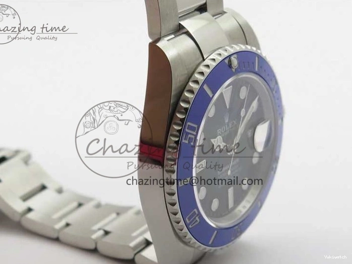 LB Dial EWF SS Bracelet Black A3235 Submariner on 41mm 126619 Ceramic Blue 0421